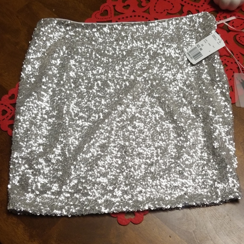 Forever 21 sequin skirt!